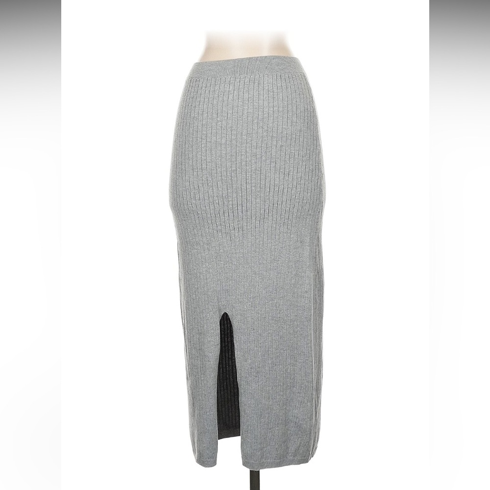 Free People Gray Pencil Skirt
